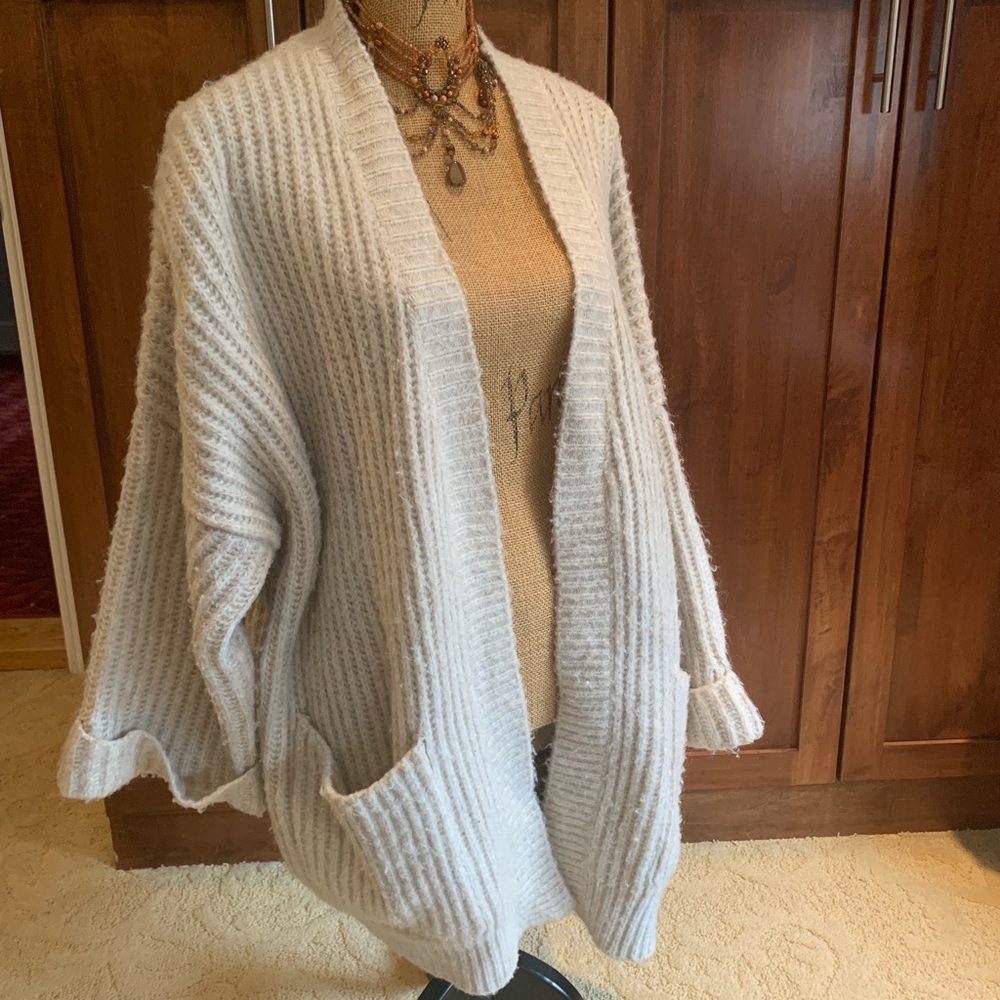 Zara Chunky Wool Cardigan